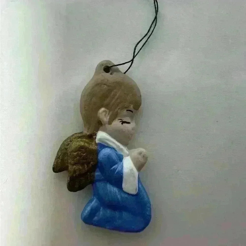 Miniature Ceramic Soldier (1) And 2 Angel Ornaments - Picture 7 of 8